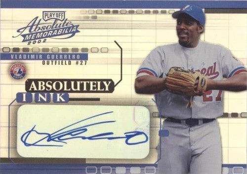 2002 Playoff Absolute Memorabilia - Vladimir Guerrero #AI-58