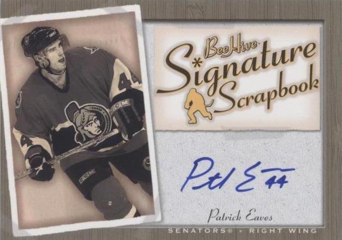 2005-06 Upper Deck Bee Hive - Patrick Eaves #SS-EA