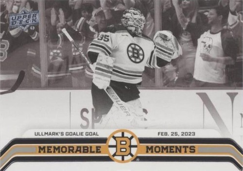 2023-24 Upper Deck Boston Bruins Centennial - Linus Ullmark #160