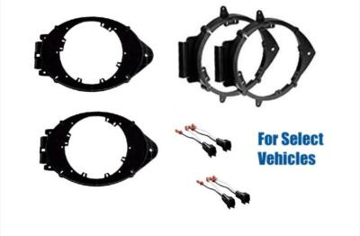 Door Speaker Install Mount Trim Kit Wire Combo for some 2014-2022 Chevrolet GMC