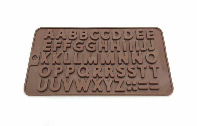 Stampo In Silicone Muffin Cupcake Dolci Budino Cioccolato Forme Lettere bal