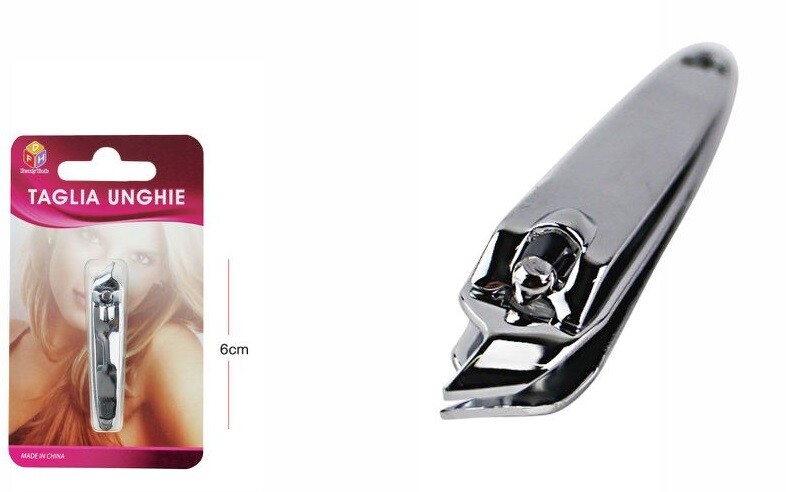 Tagliaunghie Taglierina Taglia Unghie Obliquo Acciaio Mani Piedi Cura dfh