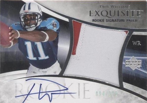 2007 Upper Deck Exquisite Collection Paul Williams #123