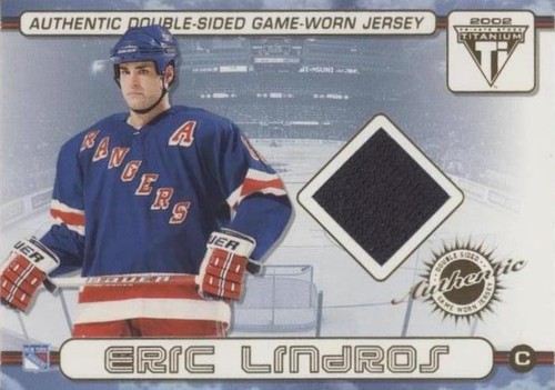 2001-02 Pacific Private Stock Titanium - Eric Lindros Mark Messier #27