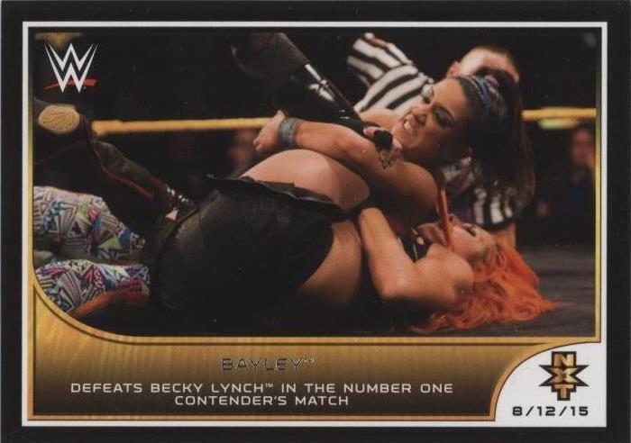 2016 Topps WWE Road to Wrestlemania - Bayley #105