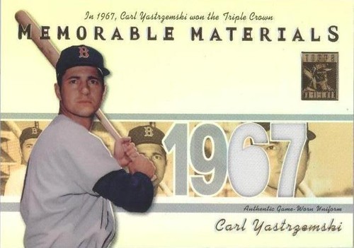 2002 Topps Tribute - Carl Yastrzemski #MEM-CY