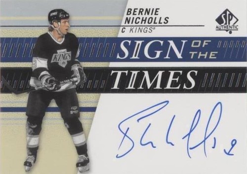 2019-20 SP Authentic - Bernie Nicholls #SOTT-BN