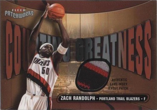 2003-04 Fleer Patchworks - Zach Randolph #CG-ZR