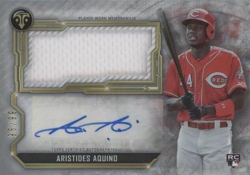 2020 Topps Triple Threads - Aristides Aquino #ASJR-AA