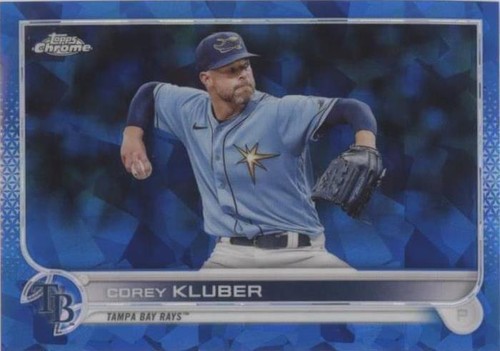 2022 Topps Chrome Update Series Sapphire Edition - Corey Kluber #US37