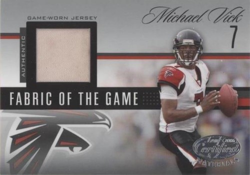 2006 Leaf Certified Materials Michael Vick #FOTG-119