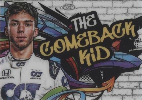 2020 Topps Chrome Formula 1 - Pierre Gasly #TT-8