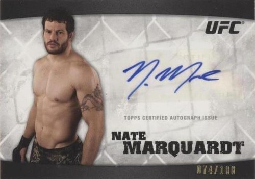 2010 Topps UFC Knockout - Nate Marquardt #A-NM