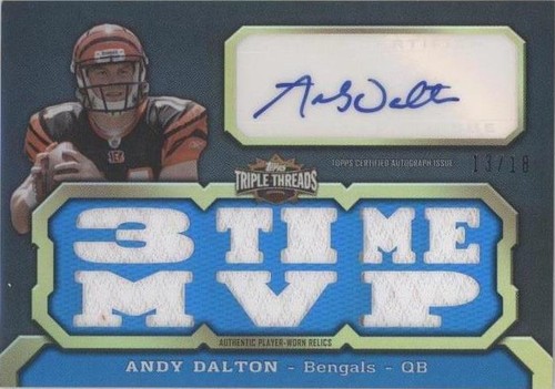 2011 Topps Triple Threads Andy Dalton #TTAR-33