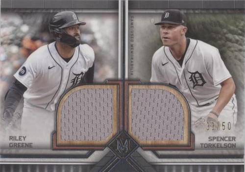 2023 Topps Museum Collection - Riley Greene Spencer Torkelson #DMMR-GT