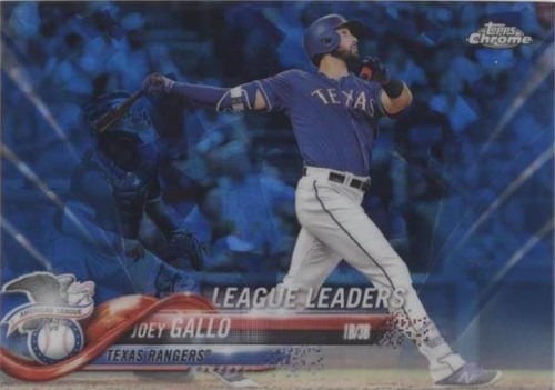 2018 Topps Chrome Sapphire Edition - Joey Gallo #12