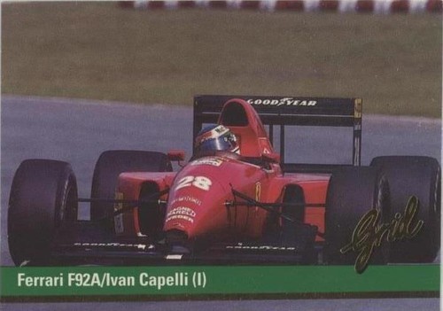 1992 Grid Motorcard Formula 1 - Ivan Capelli #27