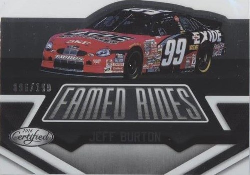 2016 Panini Certified - Jeff Burton #FR20