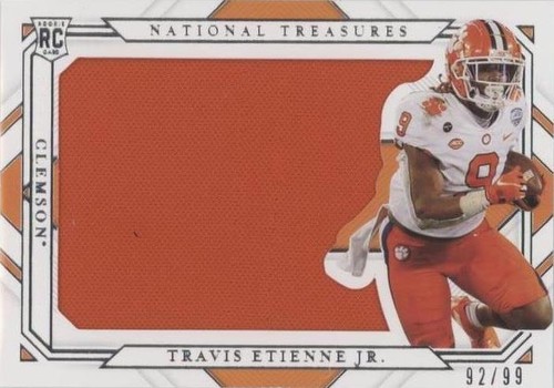 2021 Panini National Treasures Collegiate Travis Etienne #RS13