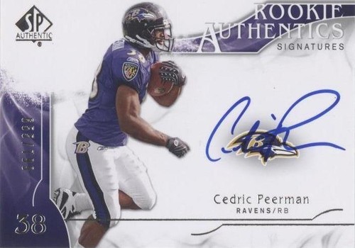 2009 SP Authentic Cedric Peerman #335