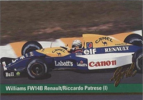 1991 Williams FW14 Riccardo Patrese #6 Formula 1 F1 Renault