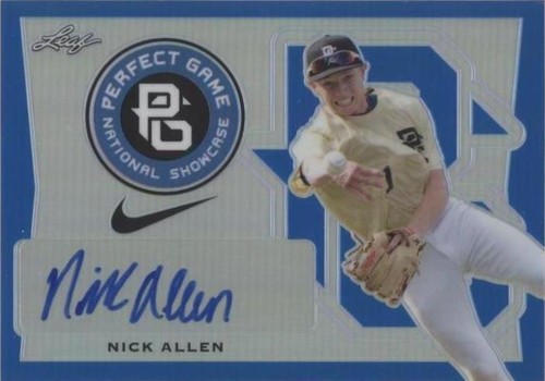 2016 Leaf Perfect Game National Showcase - Nick Allen #BA-NA1