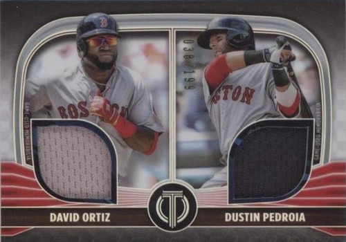 2022 Topps Tribute - David Ortiz Dustin Pedroia #DR2-OP