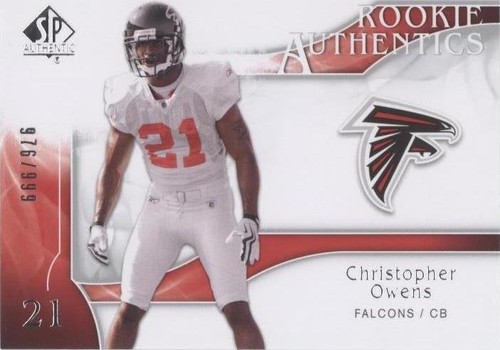 2009 SP Authentic Chris Owens #204
