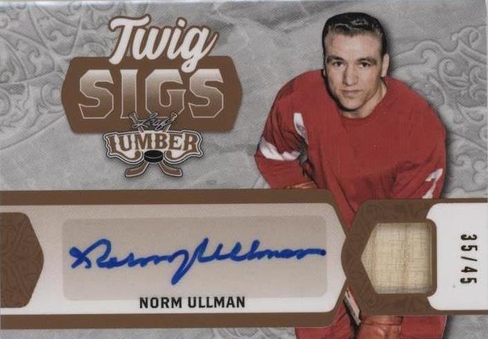 2021-22 Leaf Lumber - Norm Ullman #TS-NU1