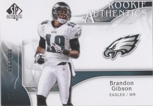 2009 SP Authentic Brandon Gibson #280