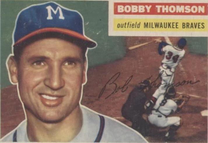 1956 Topps - Bobby Thomson #257