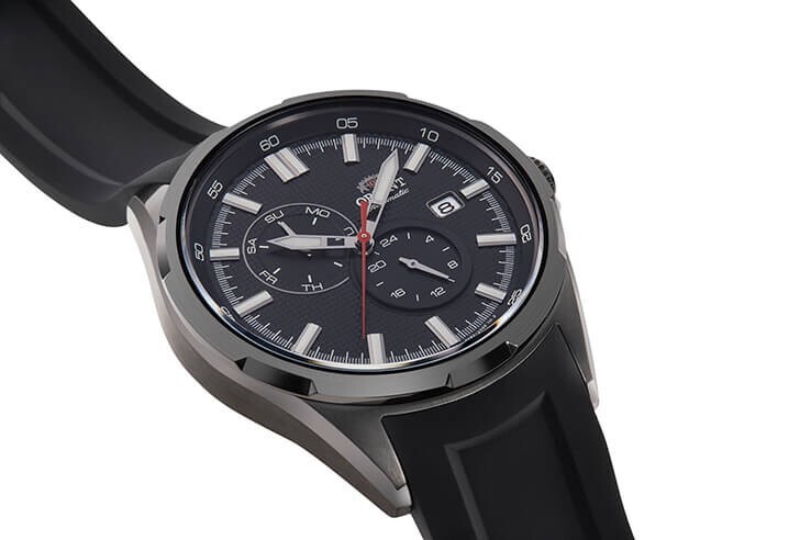 Pre-owned Orient Defender Day Date Sports Automatic Watch Black Dial Ak0605b Made In Japan