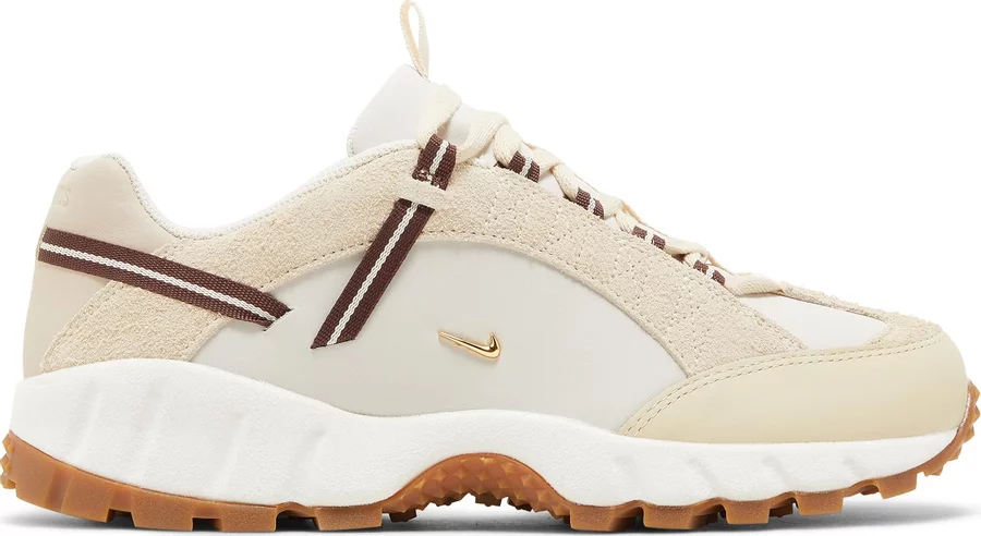 Pre-owned Nike Air Humara Lx X Jacquemus Sail Bone Gold Sneakers Dr0420-001 Women's 9.5 In White