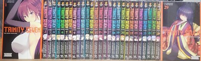 Trinity Seven Manga Set Vol 1-12,14-29 New In English Yen Press 29 Books Mature