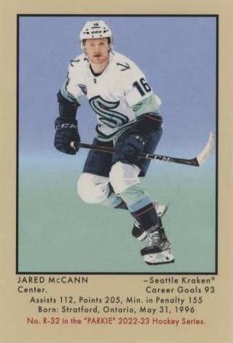 2022-23 Upper Deck Parkhurst Champions - Jared McCann #R-32