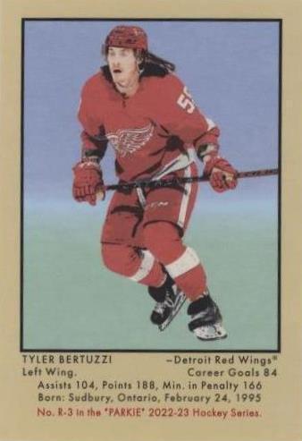2022-23 Upper Deck Parkhurst Champions - Tyler Bertuzzi #R-3