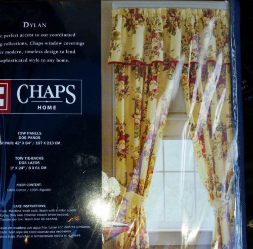 Cortinas de Flores Chaps, cortinas y cenefas