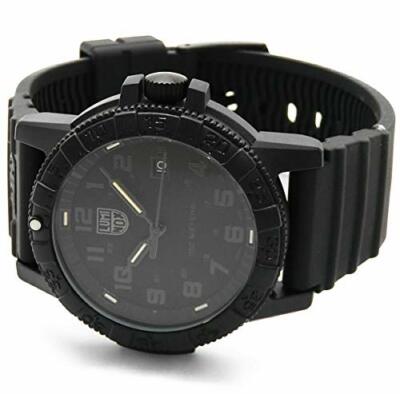 Pre-owned Luminox [] Watch Leather Back Sea Turtle Giant 0320 Series 0321.bo Men's