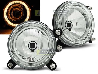Faróis for VW GOLF 1 GOLFE 2 II Angel Eyes cromo para dentro Frete Grátis AU LPV