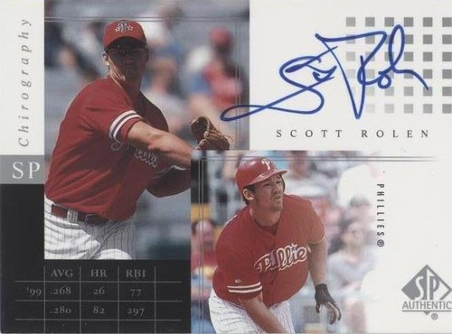 2000 SP Authentic - Scott Rolen #SR