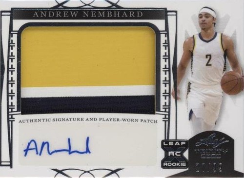 2022-23 Leaf Trinity - Andrew Nembhard #PA-AN1