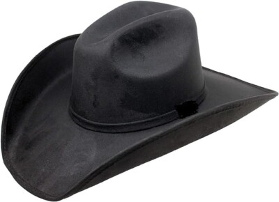 WESTERN COWBOY HAT, THE OLD  LUXURY STYLE, VAQUERO DE LUJO BIG BRIM GAMUSA