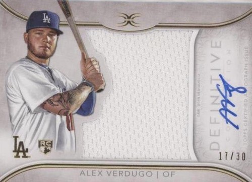 2018 Topps Definitive Collection - Alex Verdugo #ARC-AV