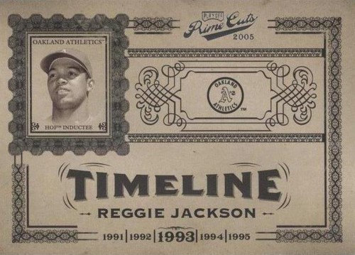 2005 Playoff Prime Cuts - Reggie Jackson #T-41