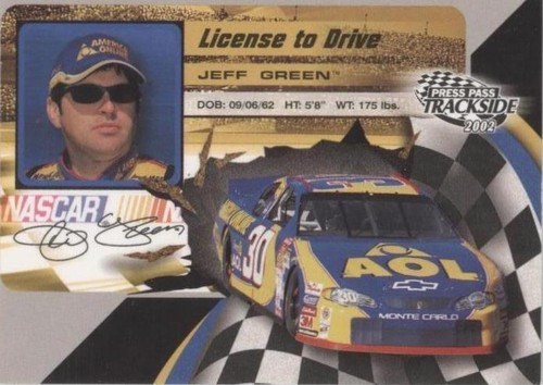 2002 Press Pass Trackside - Jeff Green #LD 11