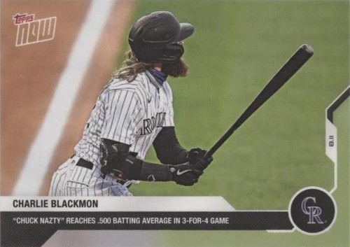 2020 Topps Now - Charlie Blackmon #91