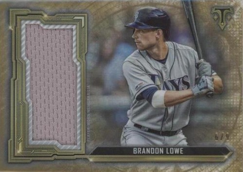 2020 Topps Triple Threads - Brandon Lowe #SJR-BL