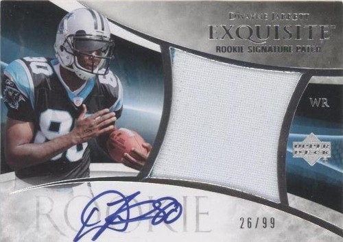 2007 Upper Deck Exquisite Collection Dwayne Jarrett #129