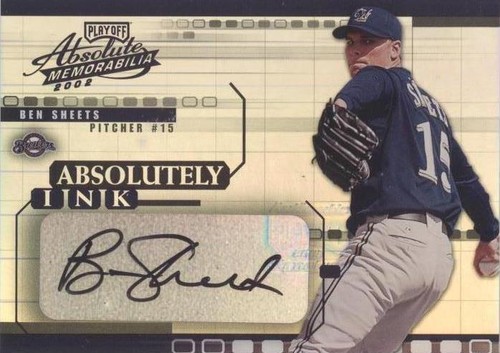 2002 Playoff Absolute Memorabilia - Ben Sheets #AI-3