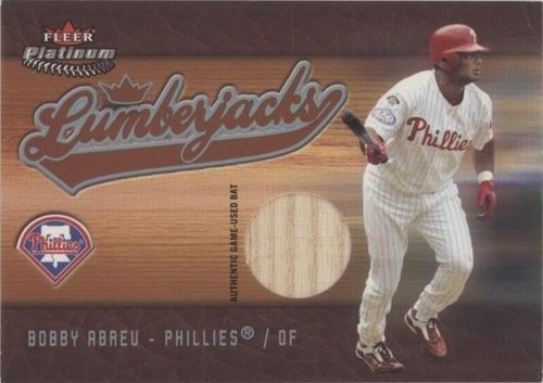 2005 Fleer Platinum - Bobby Abreu #LJ/BA